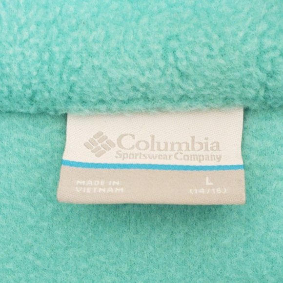 Columbia mint green jacket kids size large 12/14 - Picture 3 of 3